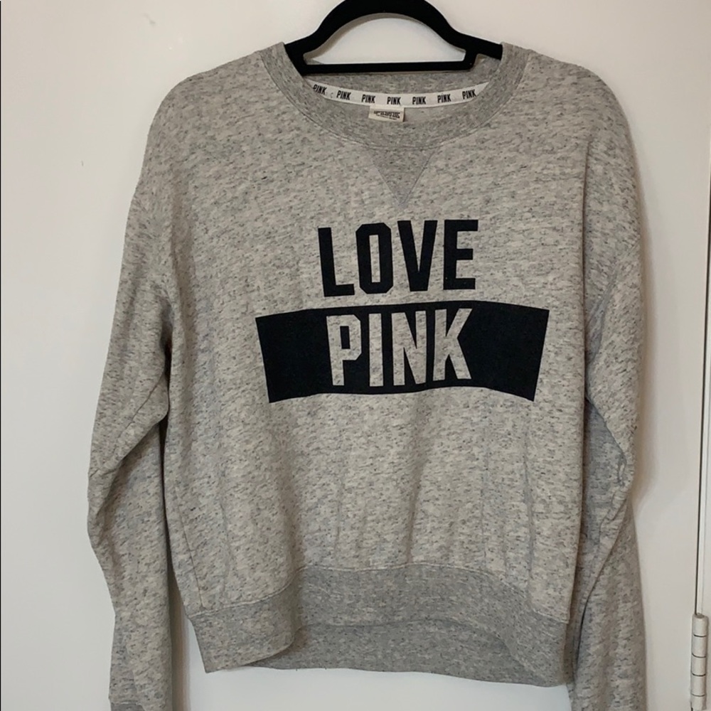 Gray PINK Sweatshirt